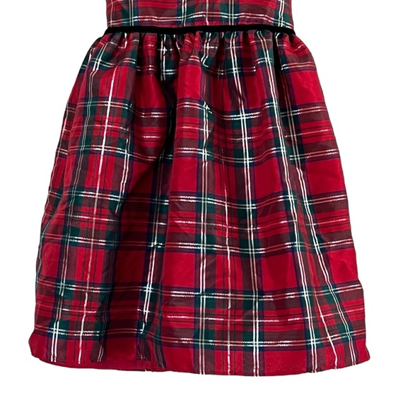 George Red Plaid Kids Formal Dress - Picture 4 of 12
